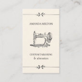 Eenvoudige  elegante Mode van de zeemacht Visitekaartje (Voorkant)