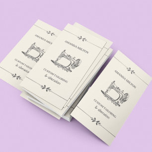 Eenvoudige  elegante Mode van de zeemacht Visitekaartje