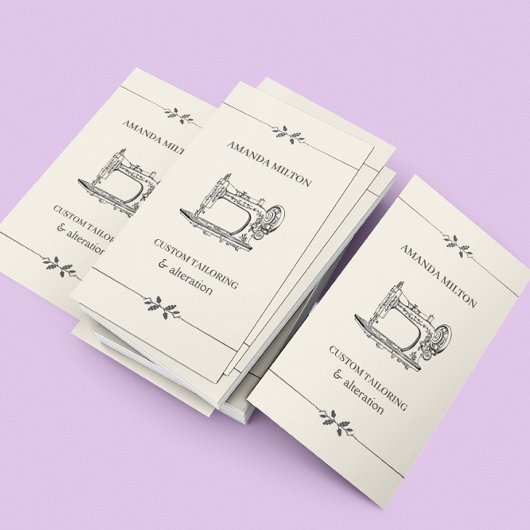 Eenvoudige  elegante Mode van de zeemacht Visitekaartje