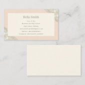 Eenvoudige Elegante Modern Afstuderen Note Kaart Notitiekaartje (Voorkant / Achterkant)