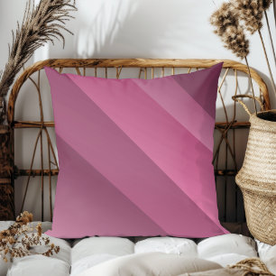 Eenvoudige elegante moderne diagonale strepen donk kussen