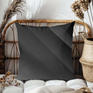 Eenvoudige elegante moderne diagonale strepen zwar kussen