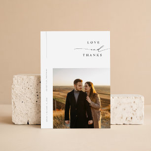 Eenvoudige Elegante Moderne Foto Huwelijksbudget Save The Date