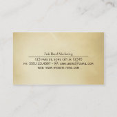 eenvoudige elegante moderne goudvis goudvis visitekaartje (Achterkant)