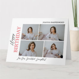 Eenvoudige Elegante Moderne Verjaardag Stijlvolle  Kaart