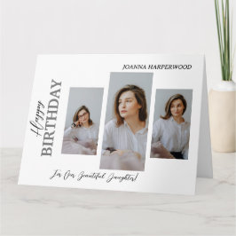 Eenvoudige Elegante Moderne Verjaardag Stijlvolle  Kaart