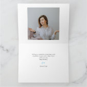 Eenvoudige elegante moderne verjaardag stijlvolle kaart (Binnen)