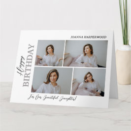 Eenvoudige Elegante Moderne Verjaardag Stijlvolle  Kaart