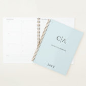 Eenvoudige, elegante monogram-uitnodiging planner (Display)