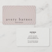 Eenvoudige, elegante muis en Gold Professional, mo Visitekaartje (Voorkant / Achterkant)