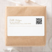 Eenvoudige elegante naam Modern Etiket (Insitu)