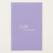 Eenvoudige elegante naam Modern Planner (Voorkant)