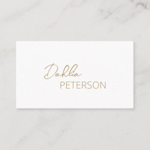 Eenvoudige elegante naam Modern Visitekaartje