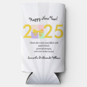 Eenvoudige elegante oudejaarsavond geschenkdoos bo seltzer blikjeskoeler (Voorkant)