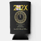 Eenvoudige elegante oudejaarsavond geschenkdoos bo seltzer blikjeskoeler (Voorkant)