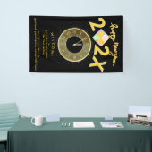 Eenvoudige elegante oudejaarsavond geschenkdoos Bo Spandoek (Beurs)