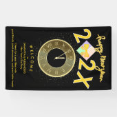 Eenvoudige elegante oudejaarsavond geschenkdoos Bo Spandoek (Horizontaal)