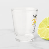 Eenvoudige elegante oudejaarsfeest cadeau doos boo shot glas (Links)