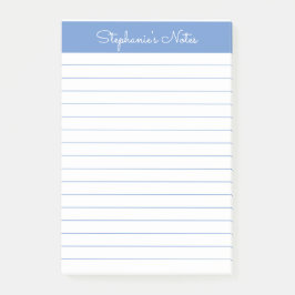 Eenvoudige elegante perwinkle Blue-led, speciaal g Post-it® Notes