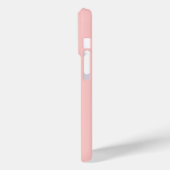 Eenvoudige elegante perzik roze chique beste mam o Case-Mate iPhone case (Achterkant / Links)