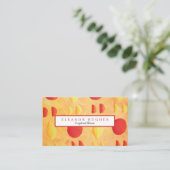 Eenvoudige elegante professional visitekaartje (Staand voorkant)