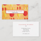 Eenvoudige elegante professional visitekaartje (Voorkant / Achterkant)