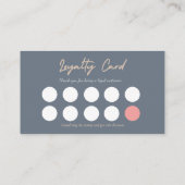 Eenvoudige elegante qr code business logo loyalty visitekaartje (Achterkant)