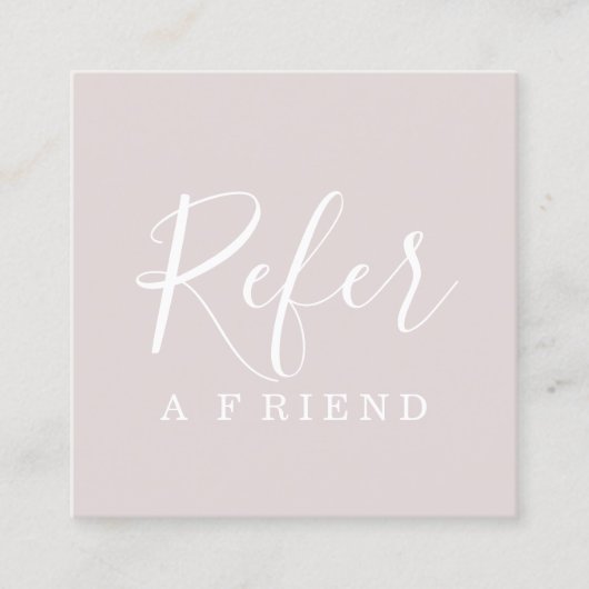 Eenvoudige Elegante Referral (Voorkant)