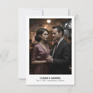 Eenvoudige Elegante Religieuze Tekst, Foto Save Th The Date