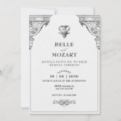 Eenvoudige elegante Renaissance architectuur bruil Kaart (Voorkant)