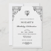 Eenvoudige elegante renaissancearchitectuur kaart (Voorkant)