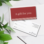 Eenvoudige elegante rode beige gestreepte vakantie