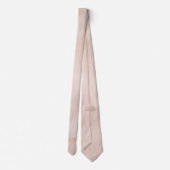 Eenvoudige elegante roze Initialen Stropdas (Achterkant)