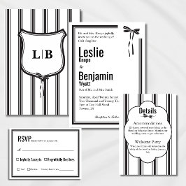 Eenvoudige elegante RSVP