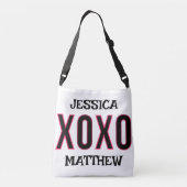 eenvoudige elegante schattige valentijn, lief voor crossbody tas (Achterkant)