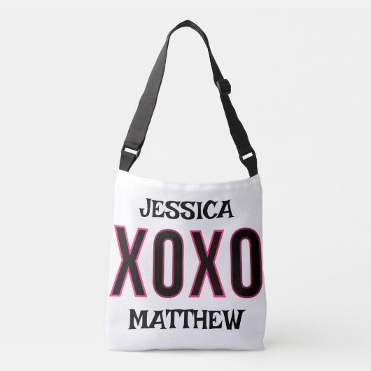 eenvoudige elegante schattige valentijn, lief voor crossbody tas (Voorkant)