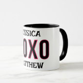 eenvoudige elegante schattige valentijn, lief voor mok (Voorkant rechts)