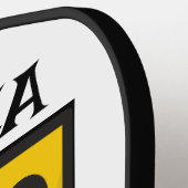 eenvoudige elegante schattige valentijn, lief voor pickleball paddle (Links Detail)