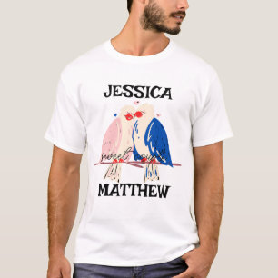 eenvoudige elegante schattige valentijn, lief voor t-shirt