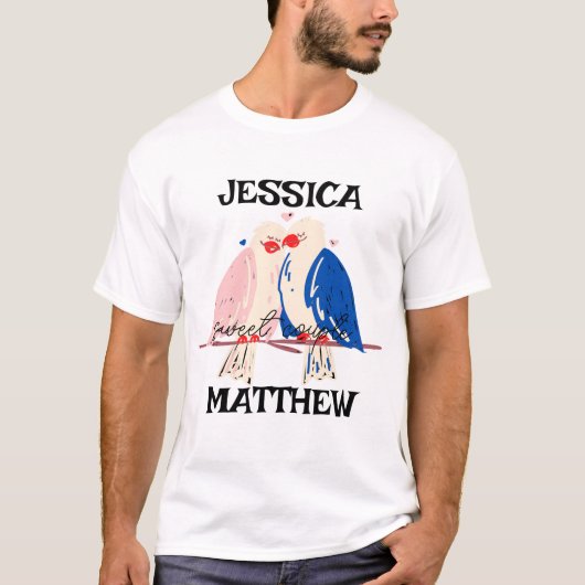 eenvoudige elegante schattige valentijn, lief voor t-shirt (Voorkant)