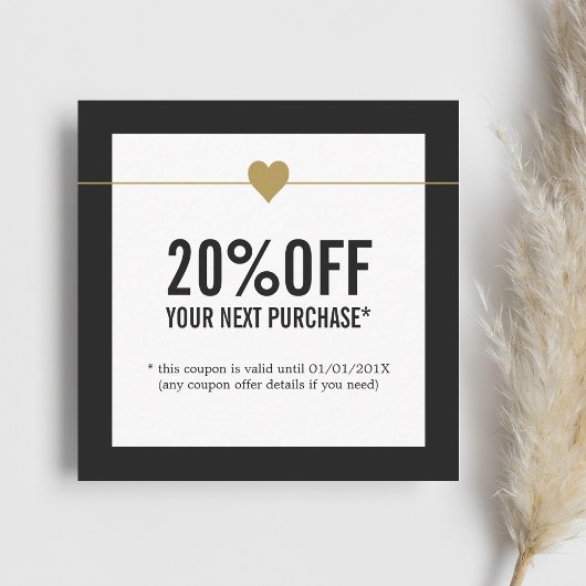 Eenvoudige Elegante Schoonheidssalon Coupon