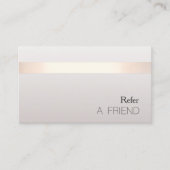 Eenvoudige Elegante Schoonheidssalon Verwijzing Ka (Voorkant)