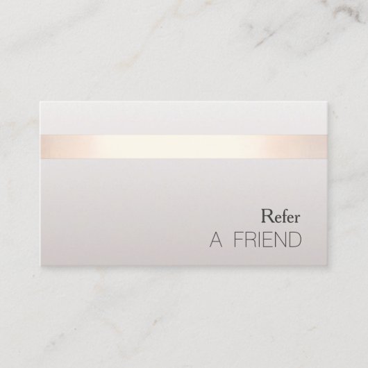 Eenvoudige Elegante Schoonheidssalon Verwijzing Ka (Voorkant)