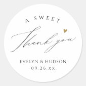 Eenvoudige Elegante Script Afstudeer Cadeautjes Be Ronde Sticker (Voorkant)
