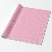 Eenvoudige elegante smalle gestreepte patroon roze cadeaupapier (Uitgerold)