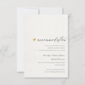 EENVOUDIGE ELEGANTE SQ KRAFT TYPOGRAPHY Accommodat Kaart (Voorkant)