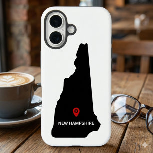 Eenvoudige elegante staat New Hampshire iPhone 16 Hoesje