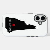 Eenvoudige elegante staat New Hampshire Case-Mate iPhone Case (Achterkant (horizontaal))