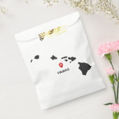 Eenvoudige elegante staat van Hawaii bruiloft Bedankzakje (Gezegeld)