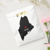 Eenvoudige elegante staat van Maine bruiloft Bedankzakje (Gezegeld)